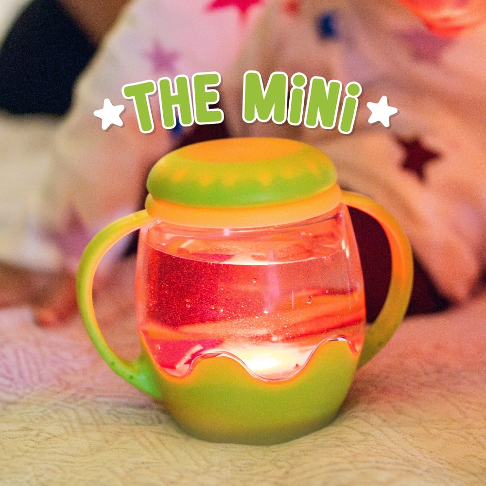 Glo Pals - Water Activated Sensory Mini Play Jar - Green - Image 2