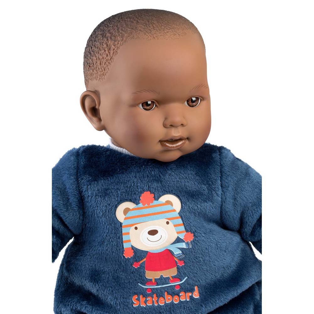 Llorens - Baby Boy Doll with Clothing & Pacifier: Zareb - 42cm - Image 4