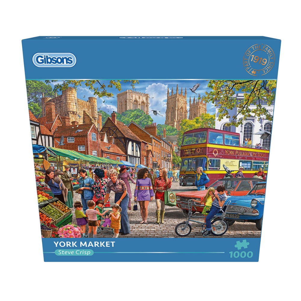 Gibsons - York Market - 1000 Piece Jigsaw Puzzle - Image 4