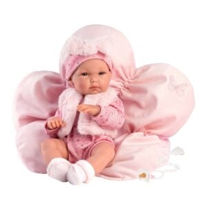 Llorens - Anatomically Correct Baby Girl Doll with Clothing & Cushion: Bimba - 35cm