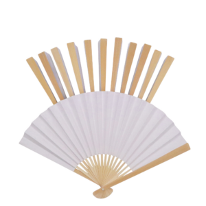 Anthony Peters - White Paper Fans for Decorating Kids Crafts - Pack of 12