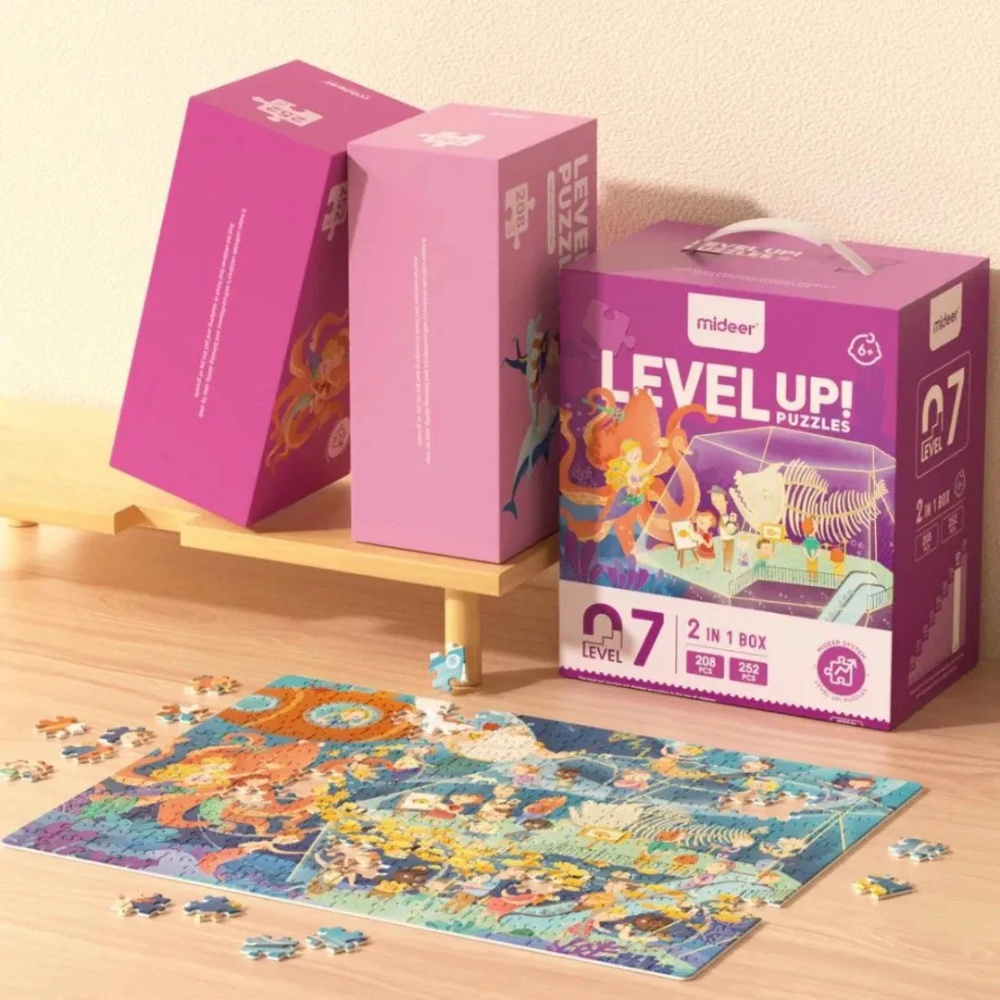 Mideer - Level Up Jigsaw Puzzle for Kids - 2-in-1 - Level 7 Song Of The Sea - Image 2