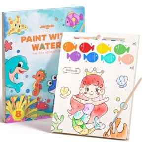 Jar Meló - Watercolour Painting Book - 20 Pages & Paint Brush - Sea Adventure