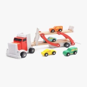 TopBright - Wooden Car Carrier Truck