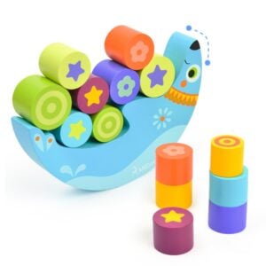 Mideer - Wooden Balancing Toy Set with Blocks - Sea Lion