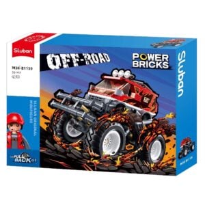 Sluban Building Set: Pull Back PowerBricks - Off Road Vehicle - 261pcs