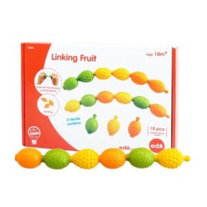 EDX Education - Linking Fruits - 3 Colours & 3 Tactile Surfaces - Activity Guide - 18pcs
