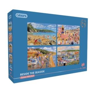Gibsons - Beside the Seaside - 4 x 500 Piece Jigsaw Puzzles