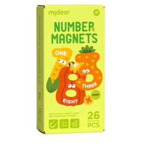 Mideer - Number Magnets - Fruit & Vegetable Number Mangets - 26pcs