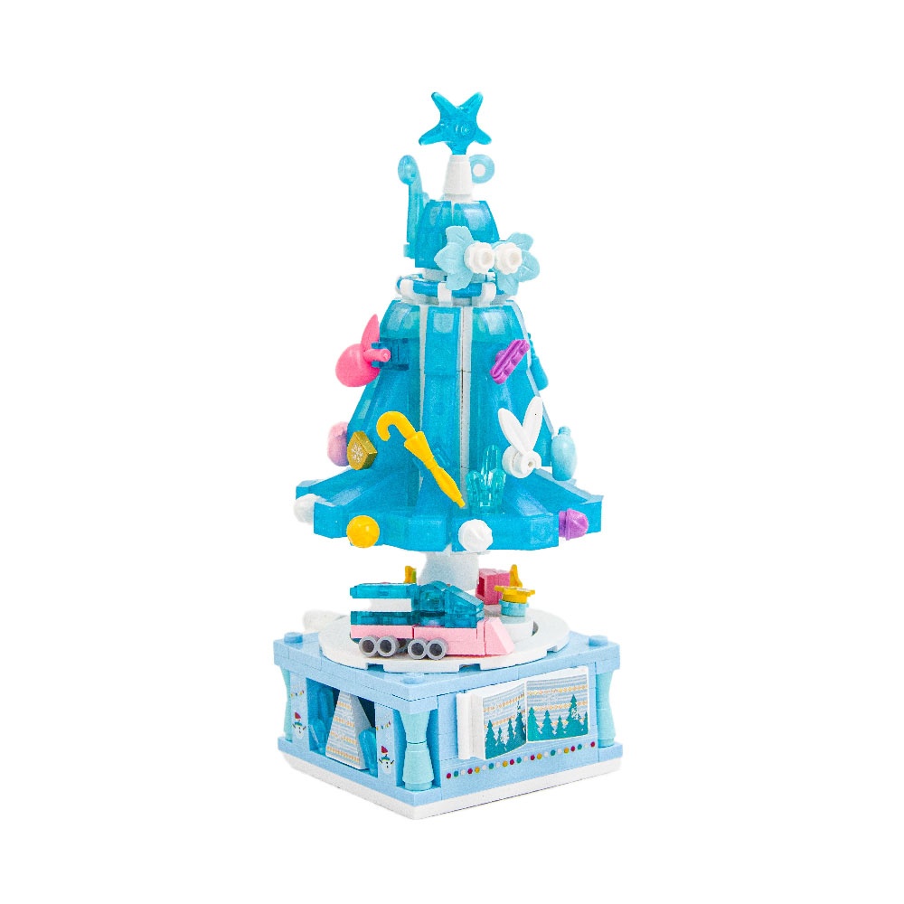 Sluban Building Set: Pleyerid - Blue Christmas Tree - Image 2