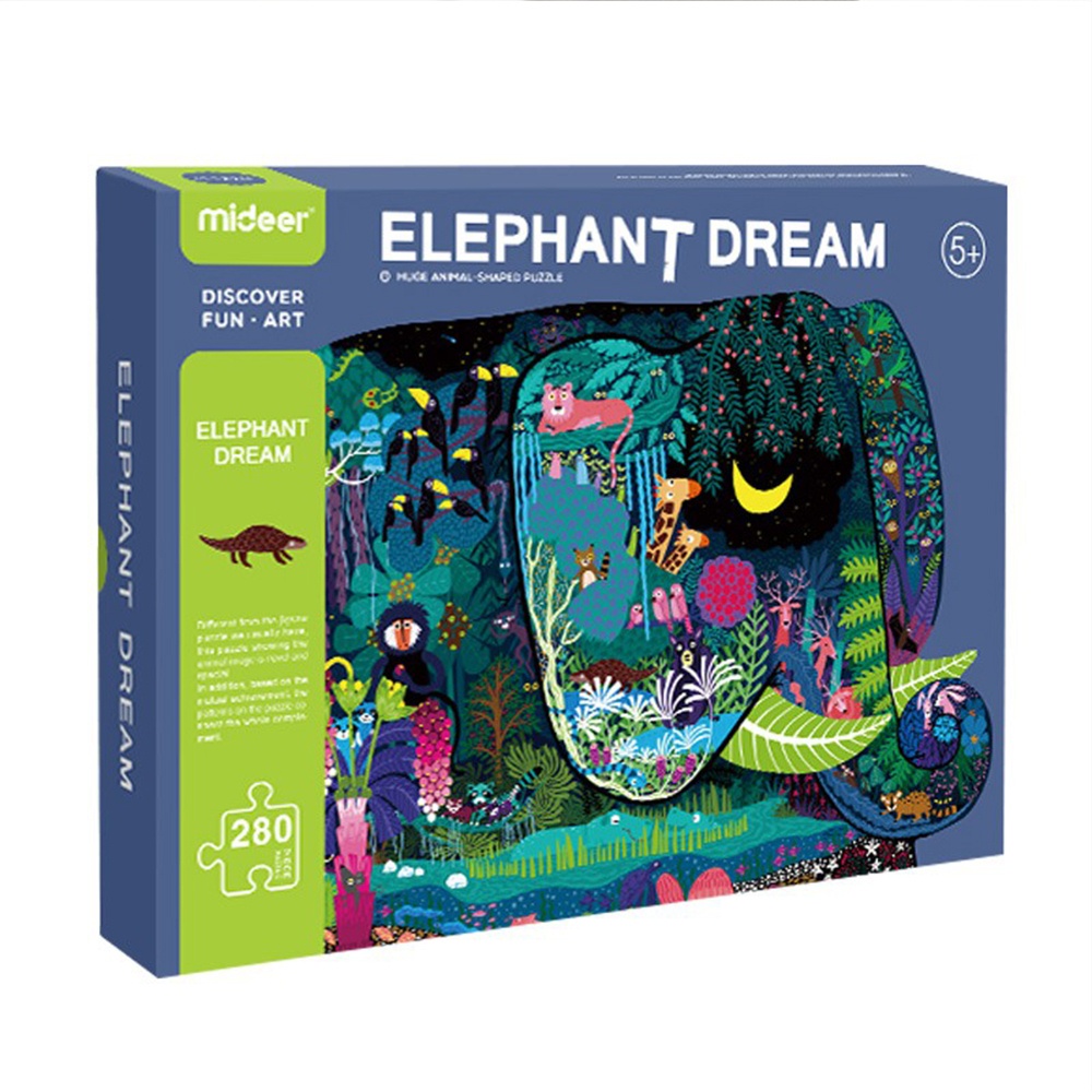 Mideer - Animal Puzzle - Elephant - 280pcs - Image 4