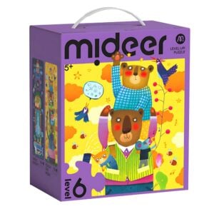 Mideer - Level Up Jigsaw Puzzle for Kids - 2-in-1 - Level 6 World Imagination