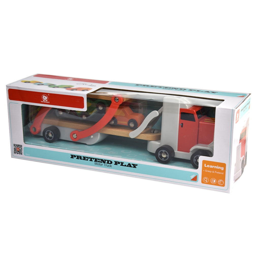 TopBright - Wooden Car Carrier Truck - Image 5
