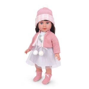 Fashion Doll with Sound - Esther - Dress, Beanie & Shoes - 40cm-**
