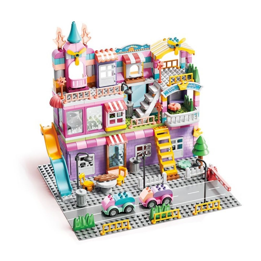 Feelo - Building Block Set - Girls Villa - 400 Pieces - Image 5