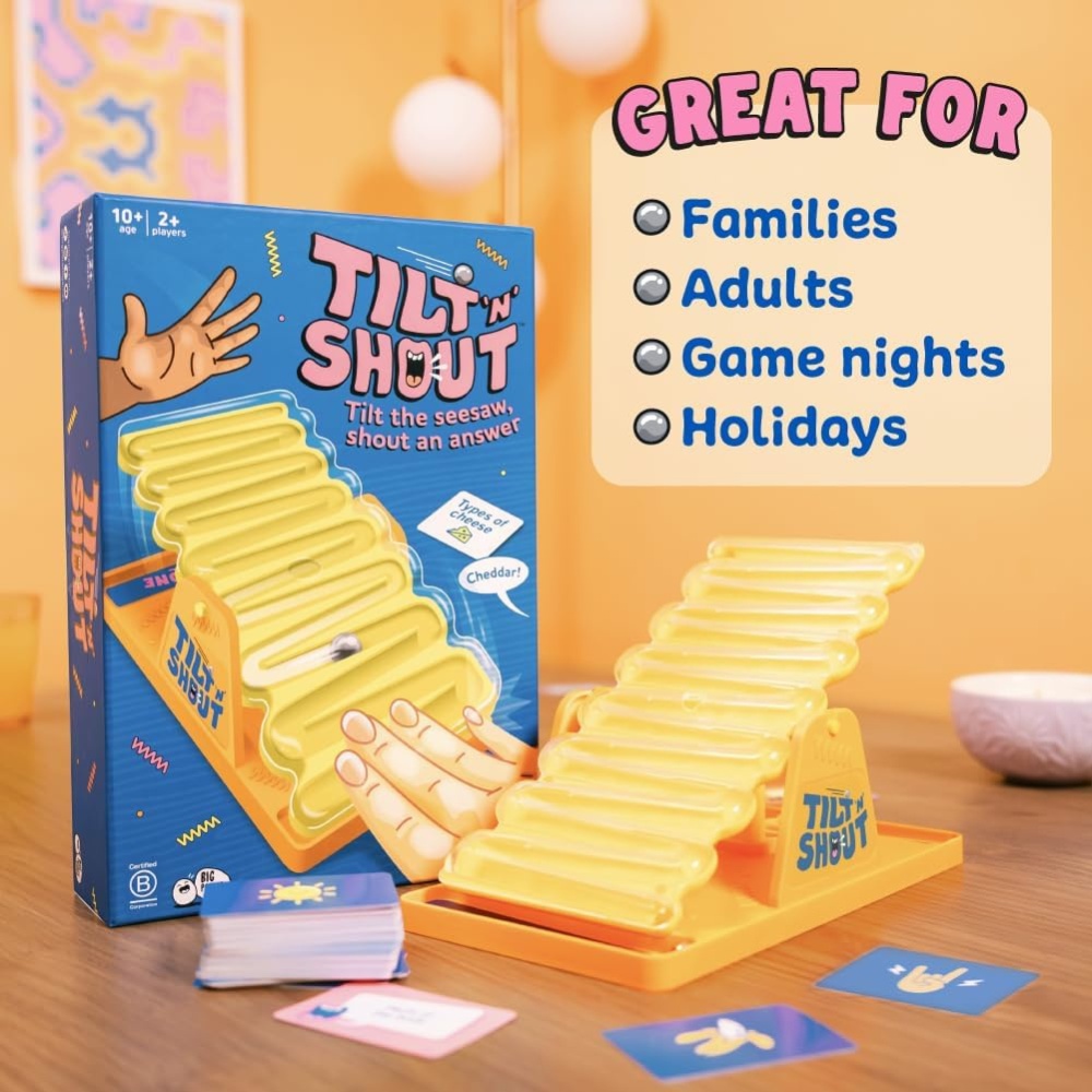 Big Potato Games - Tilt and Shout - A shouty-outy category game - 2+ Players - Image 2