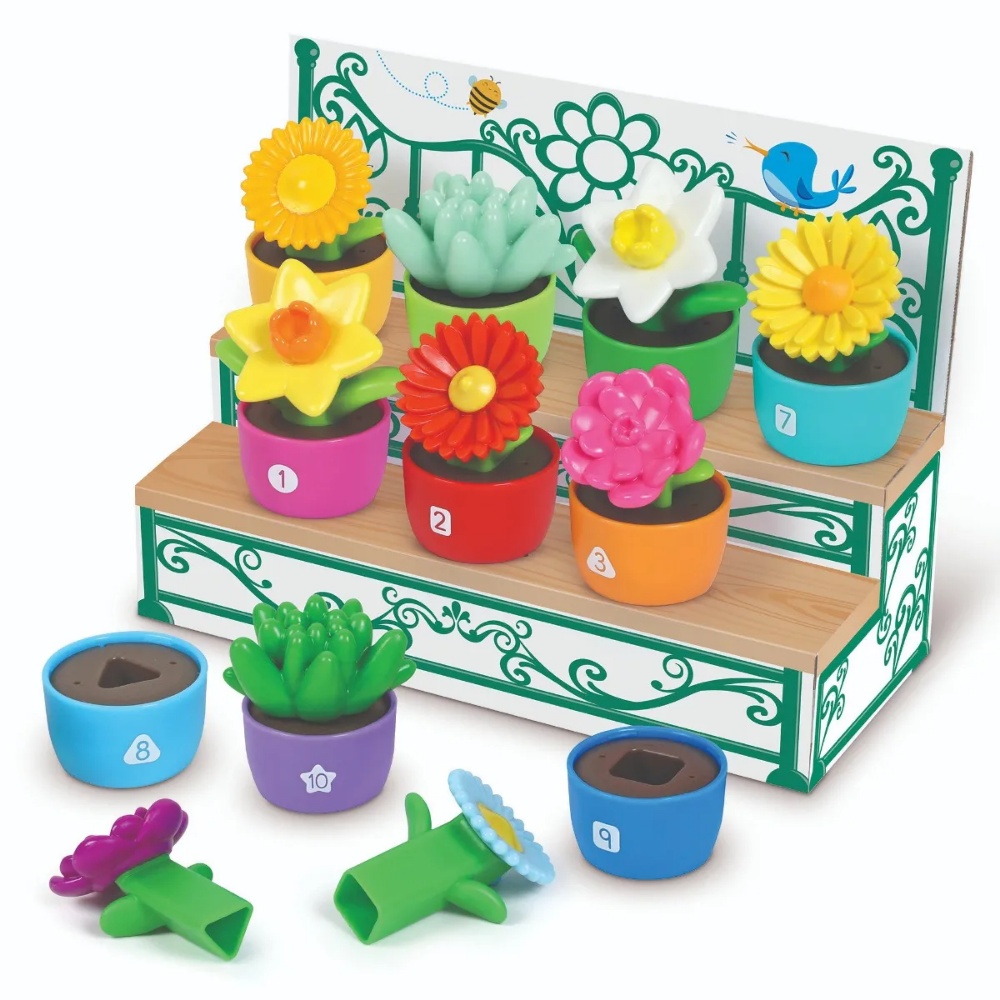 Learning Resources - Shape & Colour Garden Matching Toy - Image 2