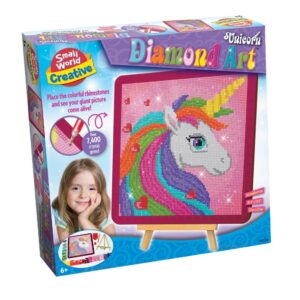 Small World Toys - Unicorn Diamond Art Kit -**