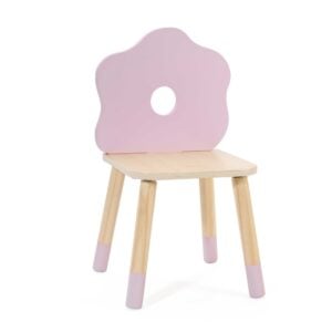 Classic World - Wooden Kids Grace Chair - Flower - 28 x 28 x 50.1 cm