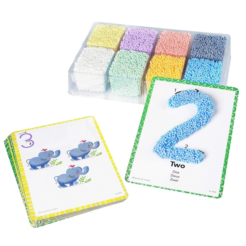 Educational Insights - Playfoam® Sensory Dough - Shape & Learn Numbers Set