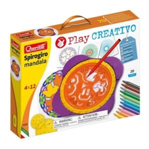 Quercetti - Mandala Drawing Set - Geometric Art & Design Toy for Kids