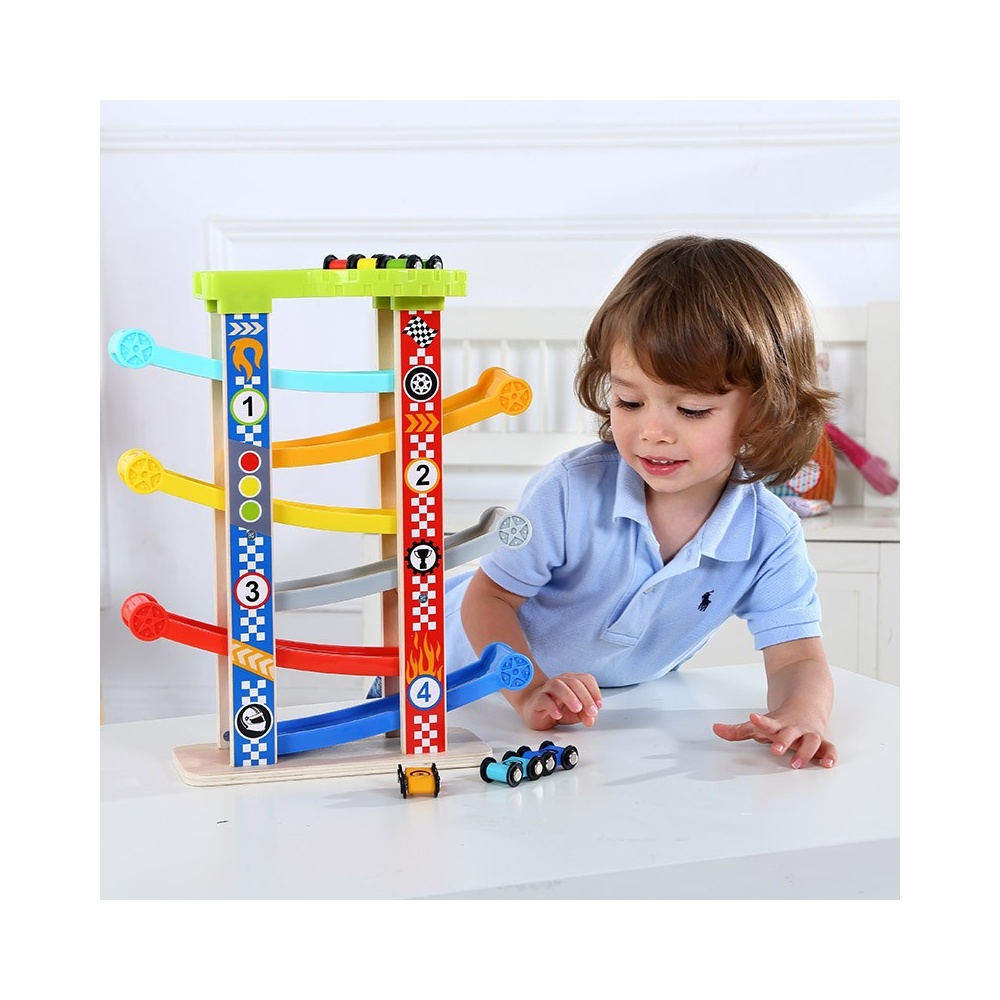 TookyToy - Ramp Car Racer with 6 Tracks & Cars - Image 2