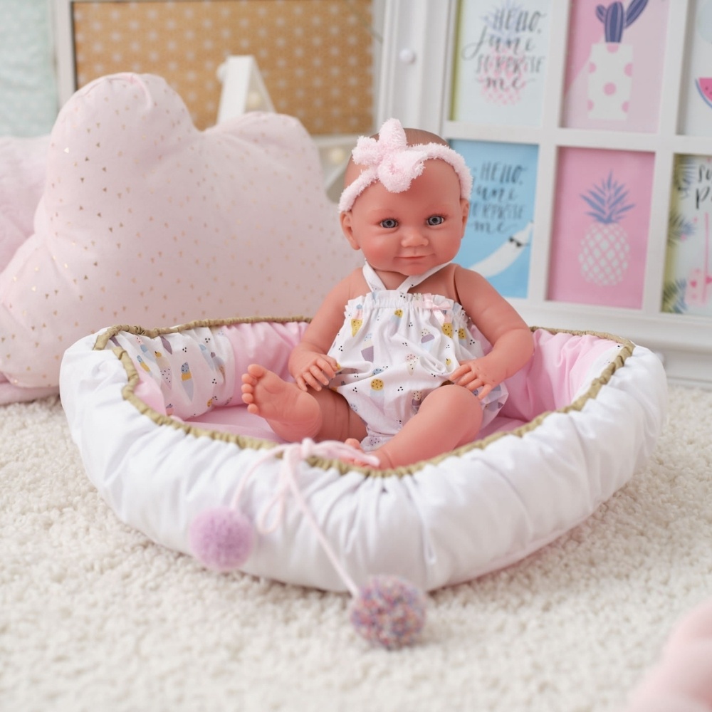 Llorens - Anatomically Correct Baby Girl Doll with Clothing & Mat: Nica - 40cm - Image 4