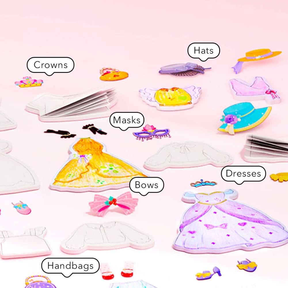 Mideer - Dress-Up Collage Arts & Crafts Set: Sparkling Ball Night - Image 6