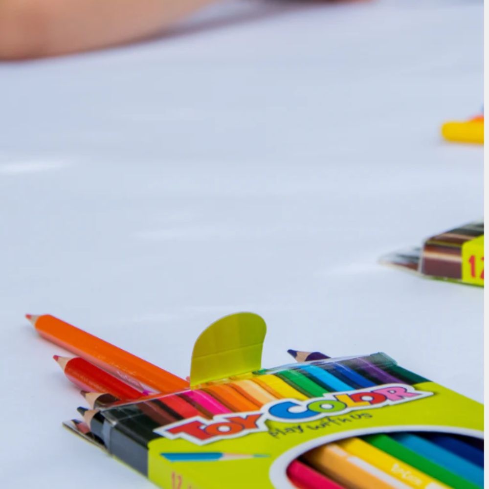 Toy Color - Junior Hexagonal Coloured Pencils - 24 Pack with 3mm Lead - Image 2