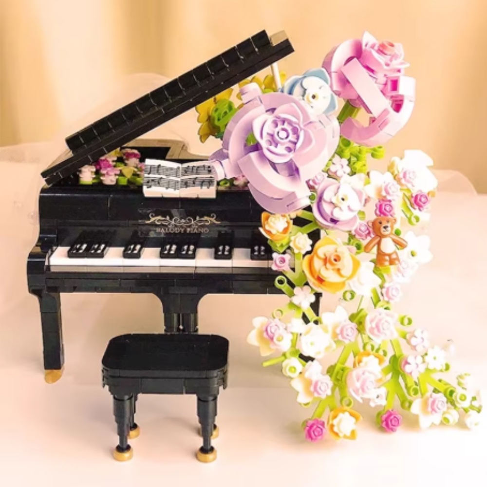 Cogo - Building Block Set - Flower Piano - 841 Pieces - Image 2