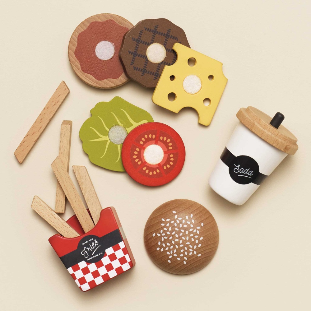 Le Toy Van - Gourmet Hamburger Set - 13pcs - Image 3