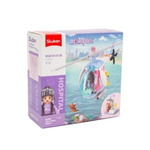 Sluban Building Set: Metropolis - Pet Emergency Helicopter - 117pcs
