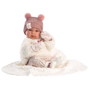 Llorens - Anatomically Correct Baby Girl Doll with Clothing & Blanket: Bimba - 35cm