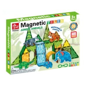 Magnetic Tiles - Jungle Animals Set - 45 Pieces