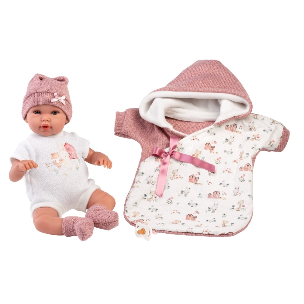 Llorens - Newborn Baby Girl Doll with Crying Mechanism, Clothing & Accessories: Nacida - 36cm - Image 8