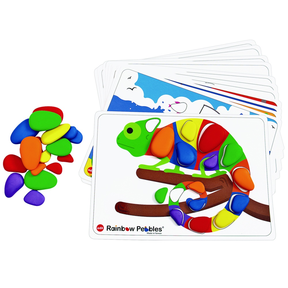 EDX Education - Activity Cards - Rainbow Pebbles - 20 Cards - Image 2