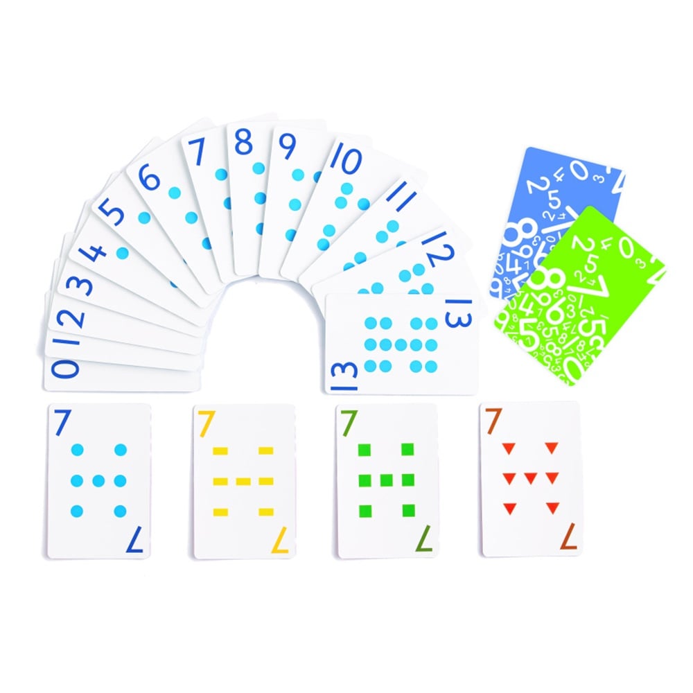 EDX Education - Playing Cards - Number School Friendly - 8 Decks - 448pcs - Polybag - Image 2