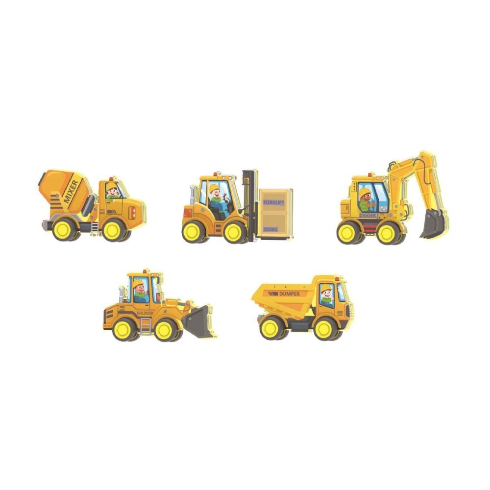 Magnetic Tiles - Truck Construction Set - 50 Pieces - Image 5