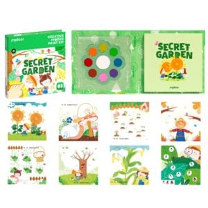 Mideer - Creative Finger Paint Kit - Secret Garden