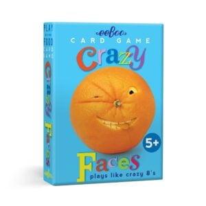 eeBoo - Crazy Faces Playing Cards -**