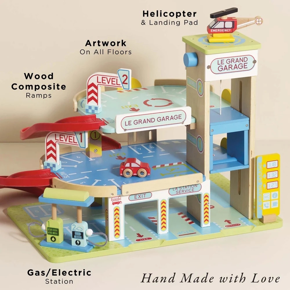 Le Toy Van - Le Grand Wooden Garage - Image 2