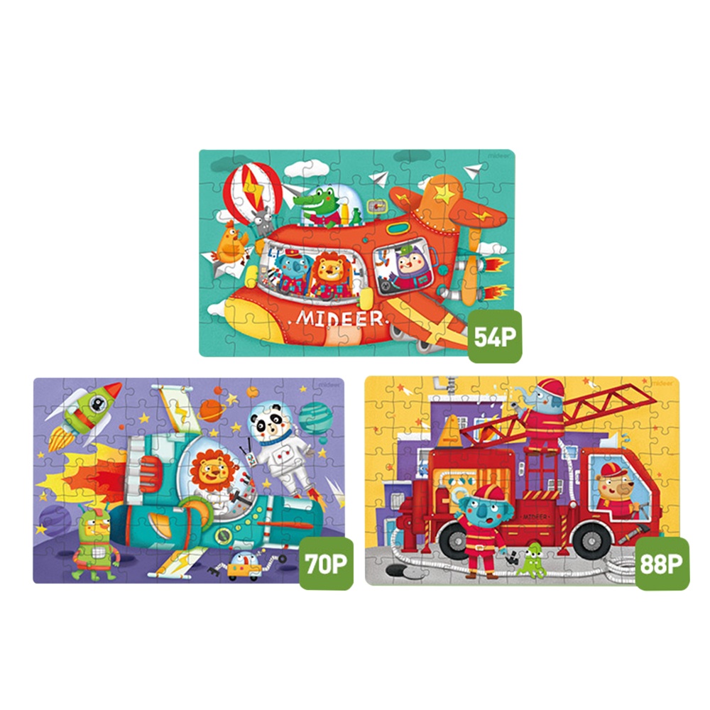 Mideer - Level Up Puzzles - 3-in-1 - Level 4 Order Transport - Image 2