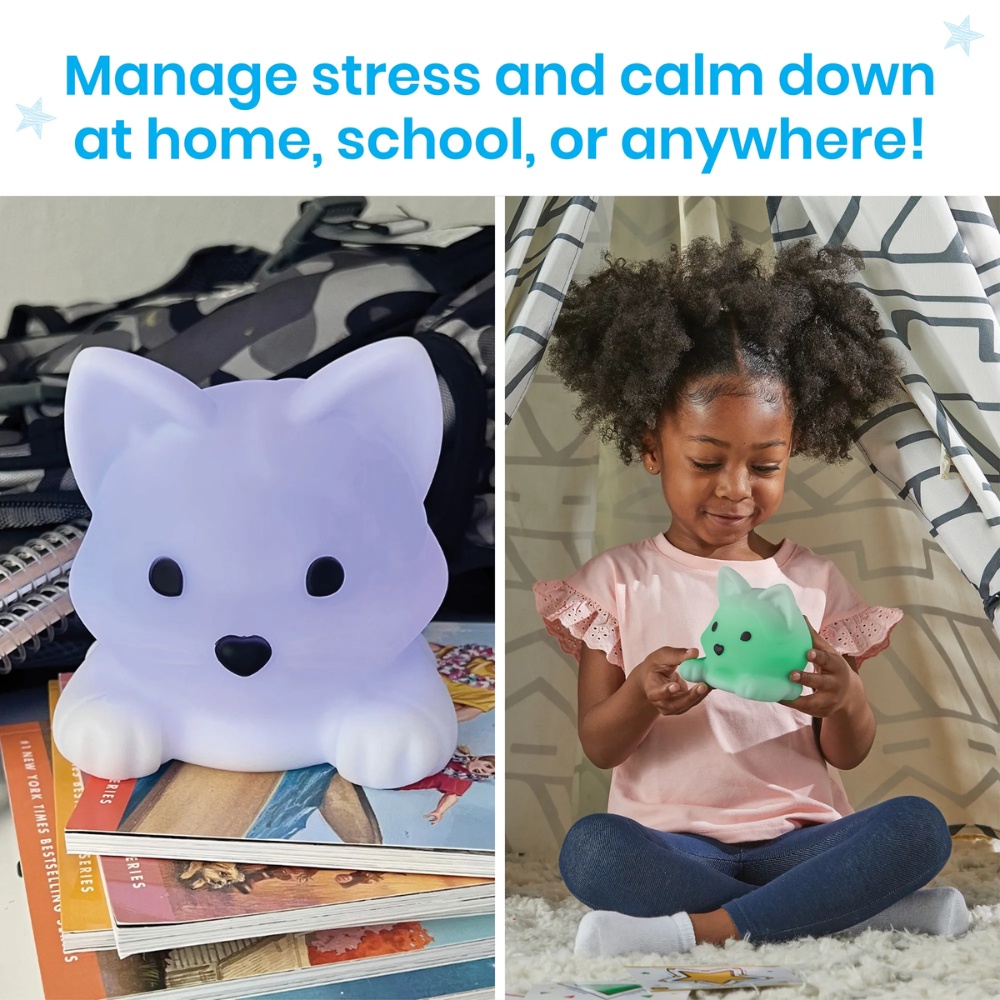 Hand2Mind - Luna The Calming Kitty™ Breathing & Mindfulness Companion, & Nightlight - Image 5