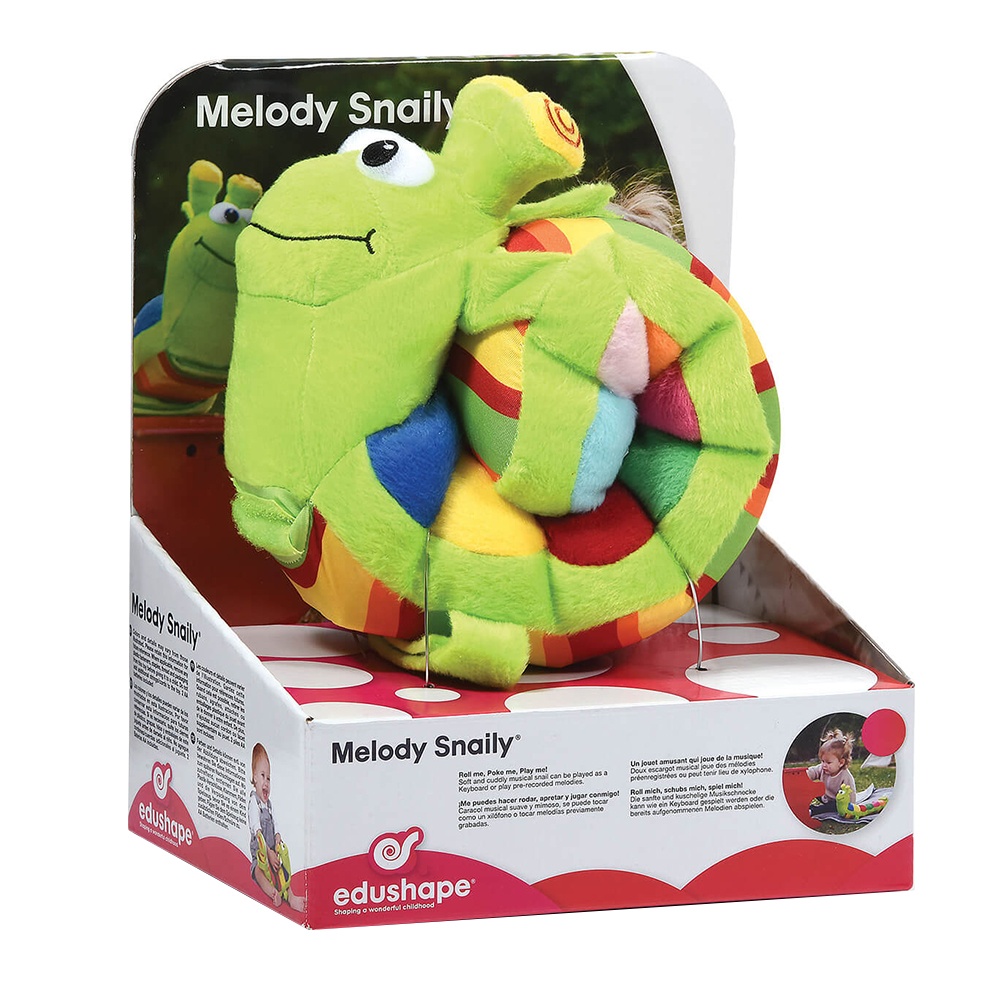 edushape - Melody Snaily Musical Toy - Interactive Plush Learning Toy for Babies - Image 5