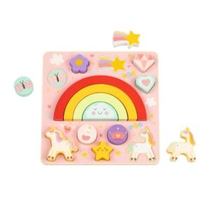 hi Pando - Wooden Puzzle Board - Fantasy Themed - 15pcs