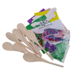 Anthony Peters - Wooden Spoon People Craft Kit for Kids - 10 Spoons