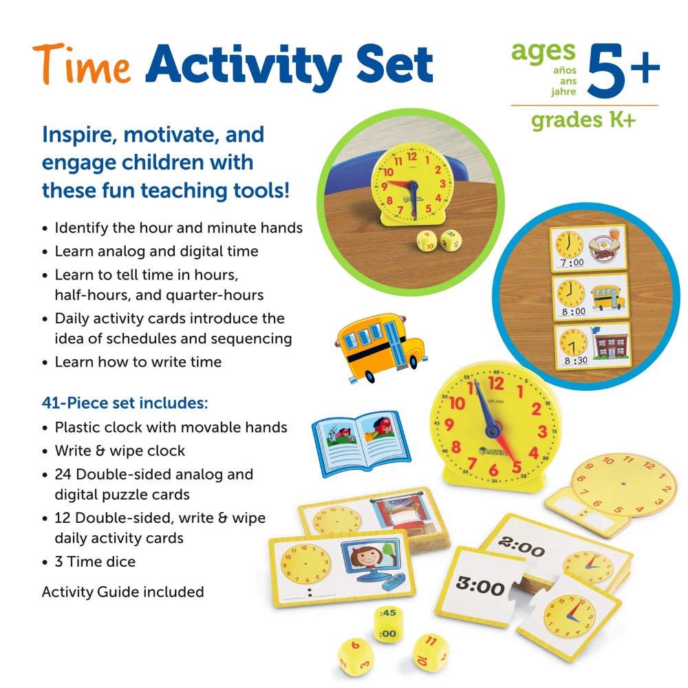 Learning Resources - Time Activity Set - Image 6