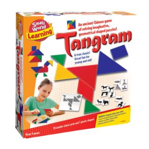 Small World Toys - Tangram - Puzzle Solving Game - 77pcs -**