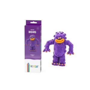 Hey Clay - Modelling Air-Dry Clay with Fun Interactive App - Bigwig, series Monsters, 3 cans-**