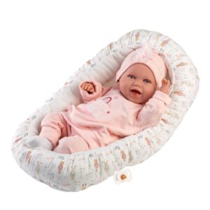 Llorens - Baby Girl Doll with Clothing & Cushion: Mimi - 42cm
